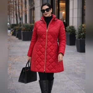 MICHAEL Michael Kors Red Puffer Jacket